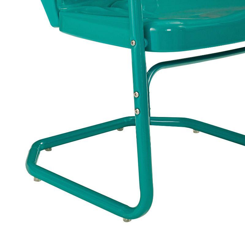 Ridgeland 2pk Outdoor Chairs - Turquoise Gloss - Crosley