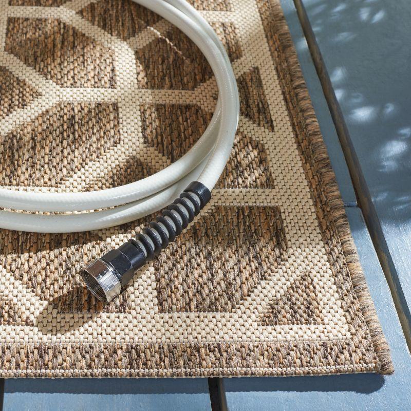 Beach House BHS127 Power Loomed Indoor/Outdoor Accent Rug - Beige/Cream - 3'x5' - Safavieh