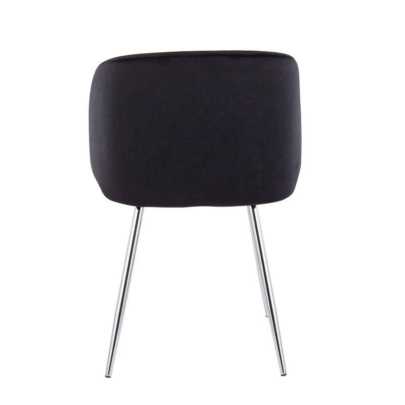 Terrance 18.5'' H Velvet Upholstered Parsons Chair