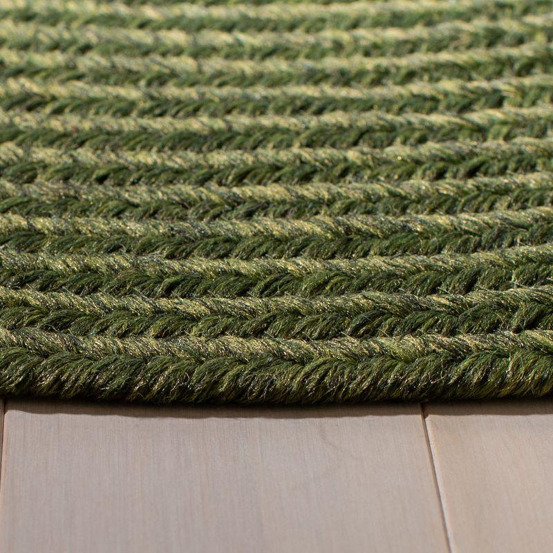Braided BRD315 Hand Woven Area Rug - Green - 3'x5' - Safavieh.