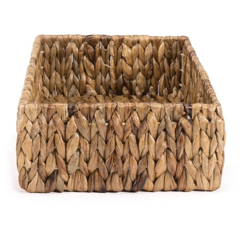 happimess Tress Minimalist Hand-Woven Hyacinth Nesting Baskets, Natural (Set of 3)