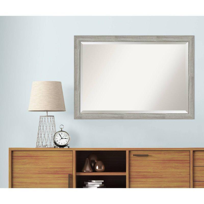 Dove Greywash Rectangular Wall Mount Bathroom Vanity Mirror