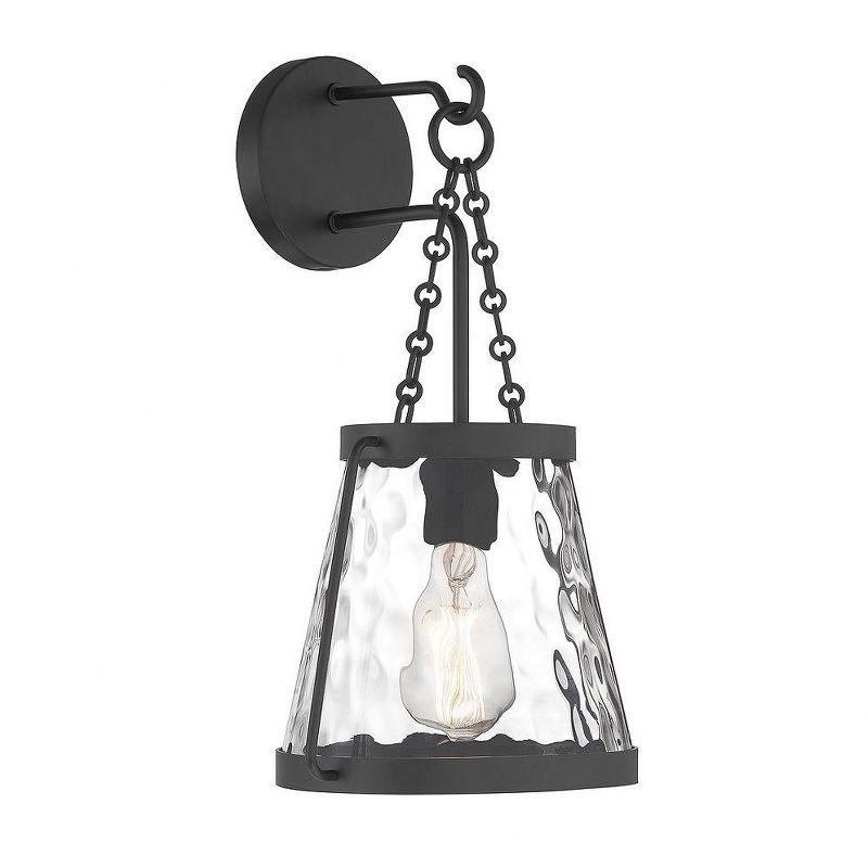 Savoy House Crawford 1 - Light Wall Light in  Matte Black