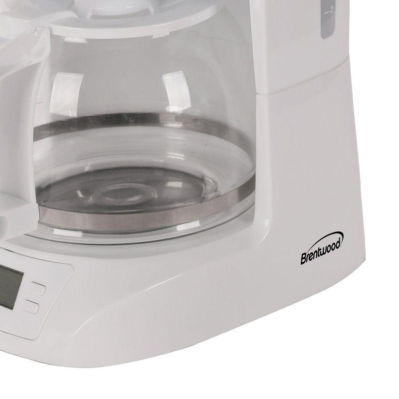 Brentwood 10-Cup Digital Coffee Maker (White)
