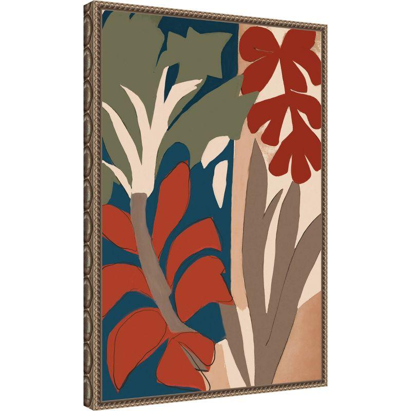 Amanti Art Botanical Impression No 1 by Treechild Canvas Wall Art Print Framed 16 x 23-in.