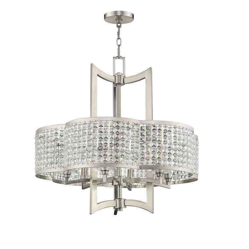 Livex Lighting Grammercy 6 - Light Chandelier in  Brushed Nickel