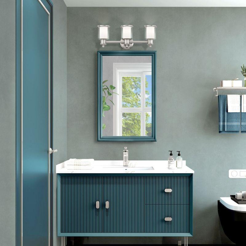 Livex Lighting Middlebush 3 - Light Vanity in  Brushed Nickel