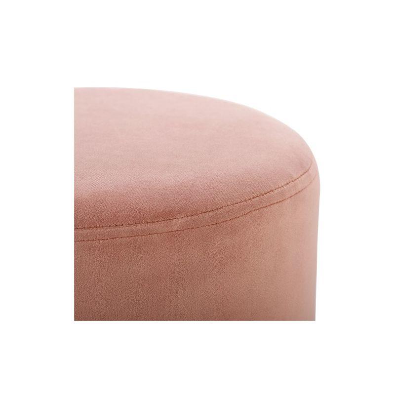 Velvet Ottoman