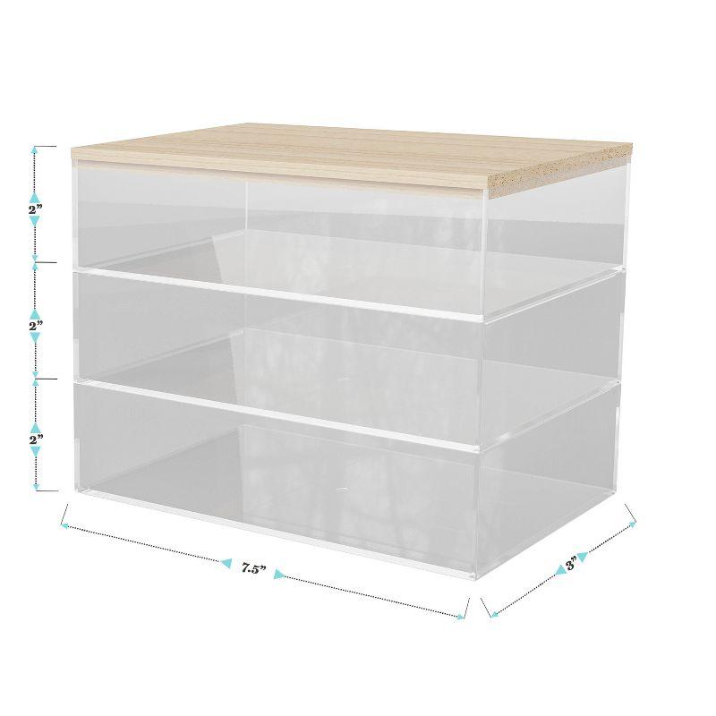 Thomas Martha Stewart Premium Plastic Storage Bins with Wooden Lid