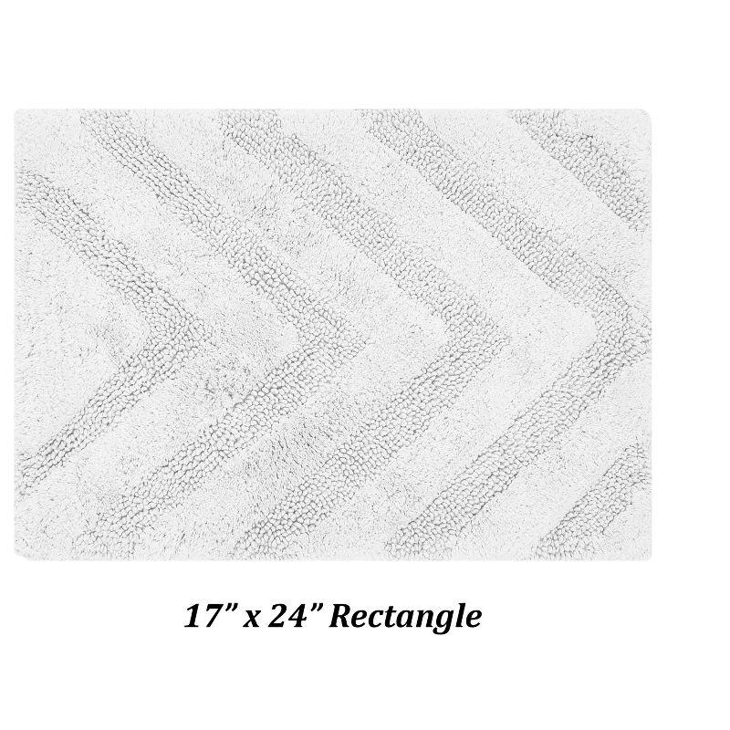 Better Trends Kus Corrigan 100% Cotton Machine Washable Anti-Skid Bathroom Rug