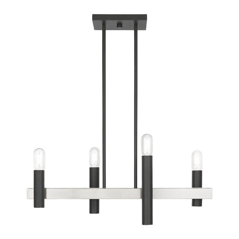 Livex Lighting Helsinki 4 - Light Chandelier in  Scandinavian Gray