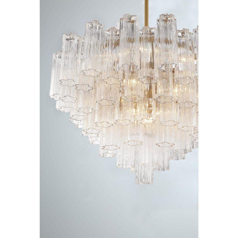Crystorama Lighting Addis 16 - Light Chandelier in  Aged Brass
