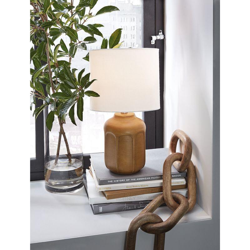 Signature Design by Ashley Gierburg Ceramic Table Lamp, Ochre