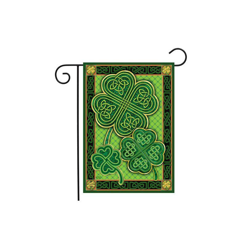 Briarwood Lane Celtic Shamrocks St. Patrick's Day Garden Flag Iri