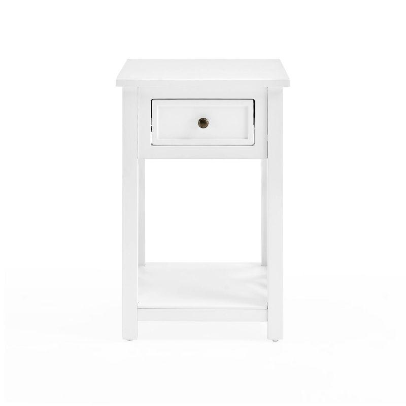 36" Middlebury Coffee Table, End Table and Console Table with Drawers White - Alaterre Furniture: 3-Piece Rectangle Set