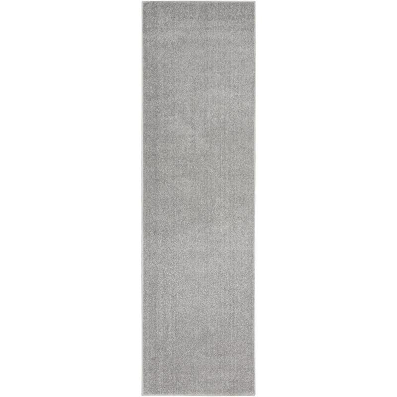 Silver Grey Essentials 26''x4.75'' Reversible Outdoor Rug