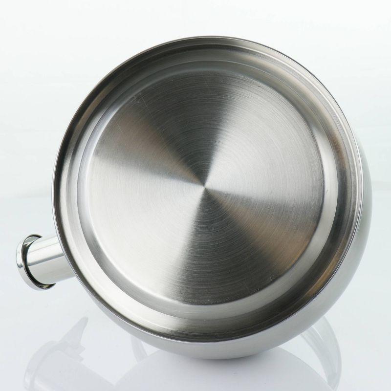 Brushed Silver 2.8L Stainless Steel Whistling Kettle