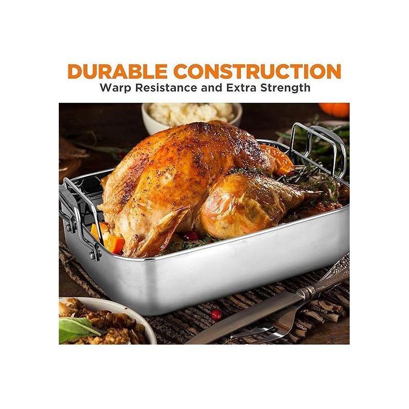 NutriChef NutriChef Non-Stick Stainless Steel Roasting Pan