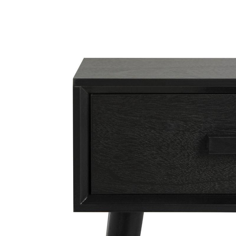 Lyle 1 Drawer Side Table - Black - Safavieh.