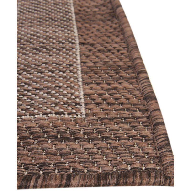 Unique Loom Outdoor Border Soft Border Border Woven Area Rug