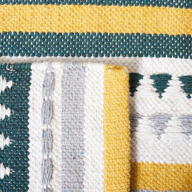 Montauk MTK451 Hand Woven Area Rug - Yellow/Ivory - 6'x6' - Safavieh.