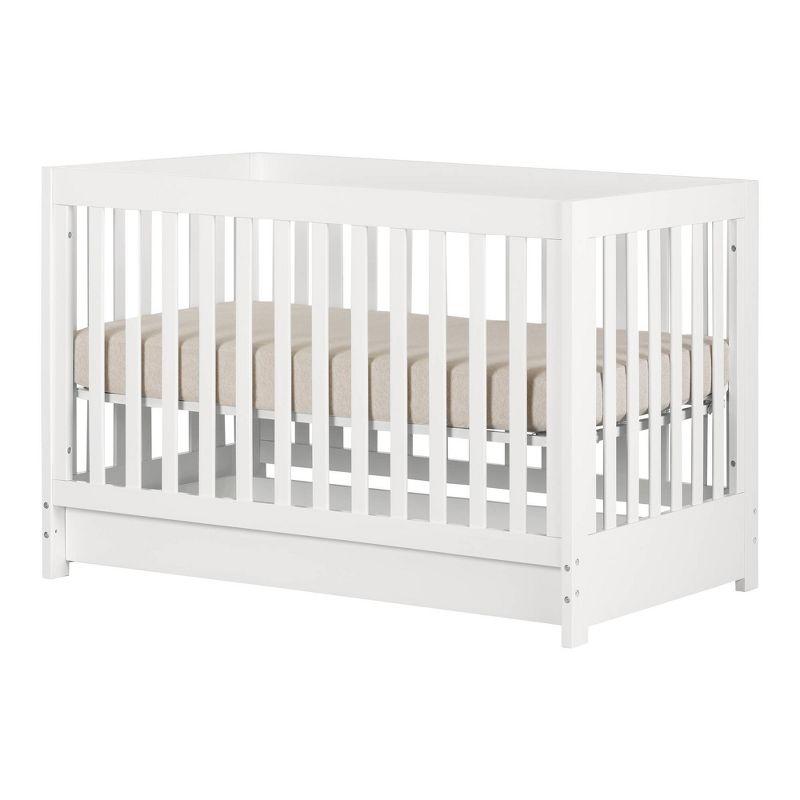 Yodi Crib with Drawer - White - South Shore