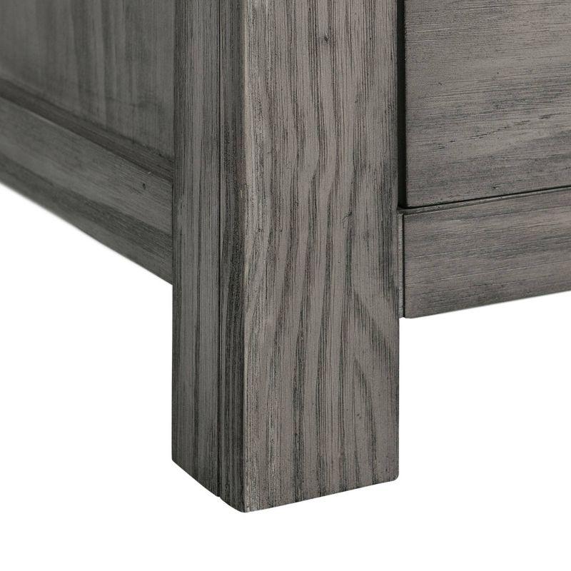 7 Drawer Montauk Dresser Gray - Picket House Furnishings: Spacious Storage, Bedroom Essential, Metal Accents