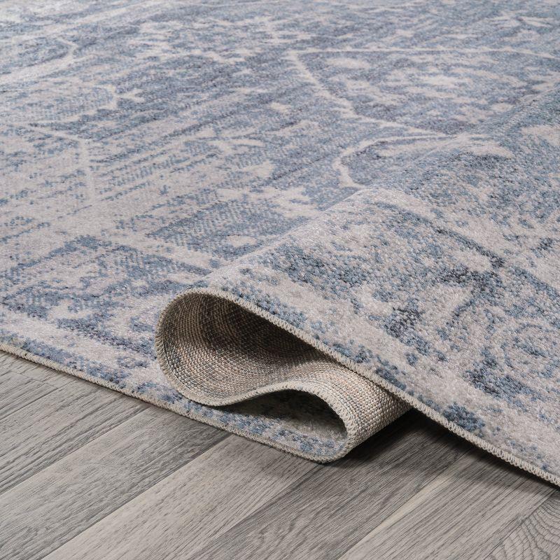 JONATHAN Y Shaii Global Medallion Low-Pile Machine-Washable Indoor Area Rug