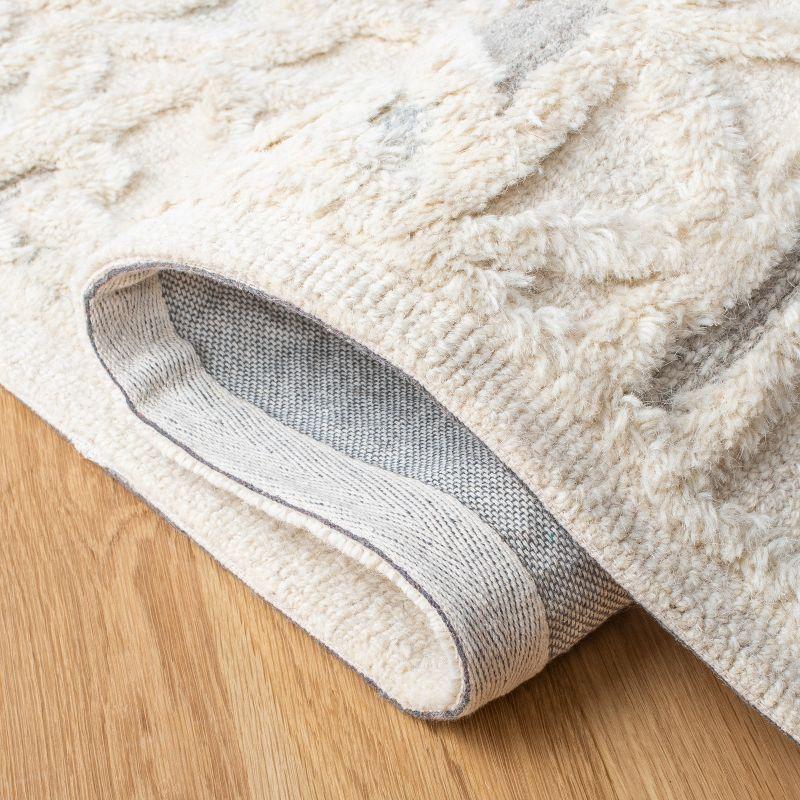 Metro MET110 Hand Tufted Indoor Area Rug - Ivory/Grey - 8'x10' - Safavieh