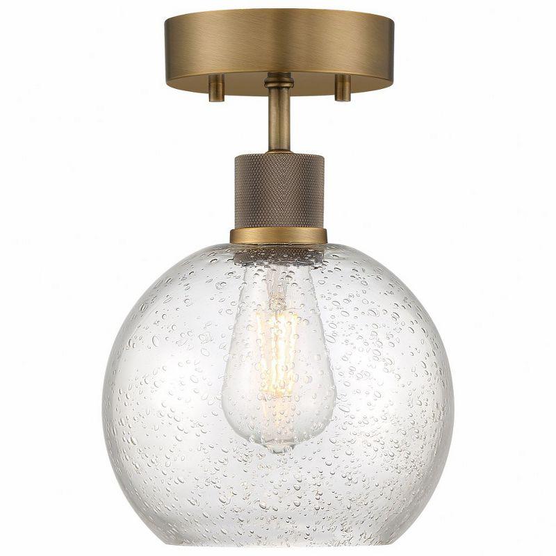 Access Lighting Port Nine 1 - Light Flush Mount in  Antique Brushed Brass