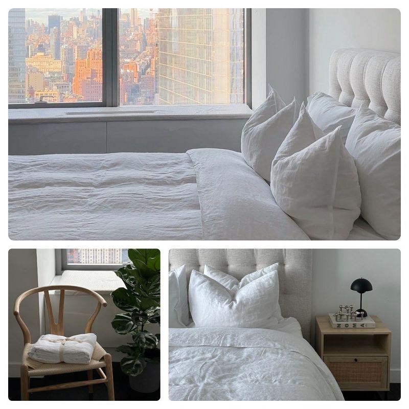 Peace Nest Linen and Cotton Duvet Cover with Pillowcase