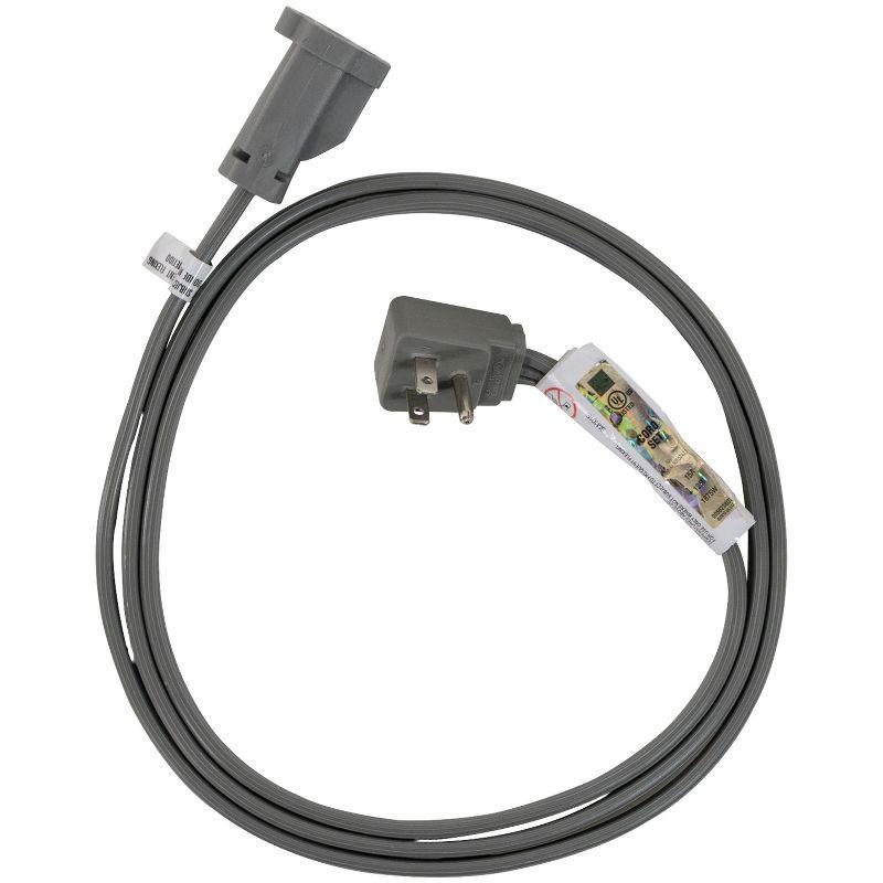 Certified Appliance Accessories® 15-Amp Grounded Appliance Extension Cord, 12ft in Gray, Size: 12 Ft.
