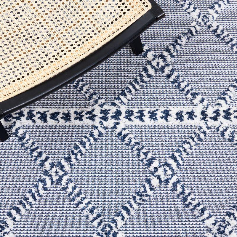 Augustine AGT714 Machine Made Indoor Area Rug - Navy/Ivory - 8'x10' - Safavieh