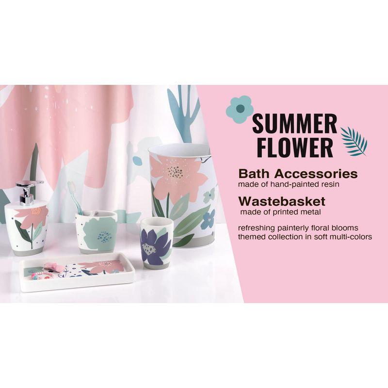 3pc Summer Flower Kids' Bathroom Accessories Set - Allure Home Creations