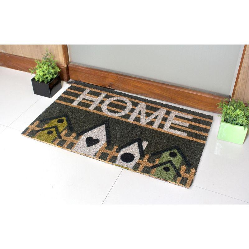 RugSmith Multi Machine Tufted Home Birdhouse Doormat