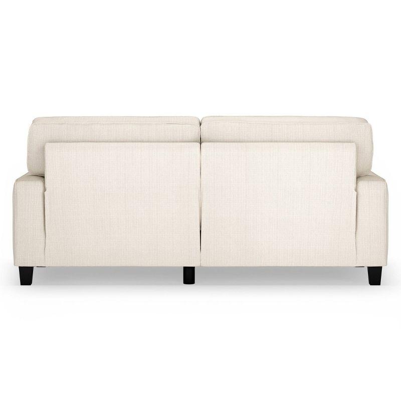 Serta Palisades 78" Track Arm Sofa, Easy Care Fabric, Soft Pillow Back, Pocket Coil Seat Cushions