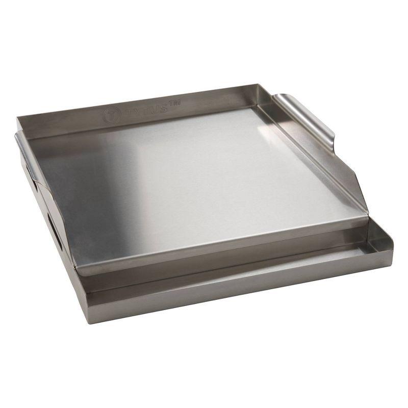 TYTUS Stainless Steel Griddle Silver: Durable 304 Material, Easy to Clean, No Assembly, Grill Accessory