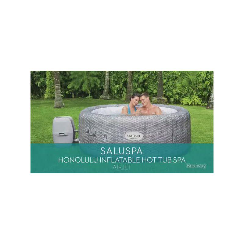 Bestway SaluSpa Honolulu AirJet Inflatable Hot Tub with EnergySense Cover