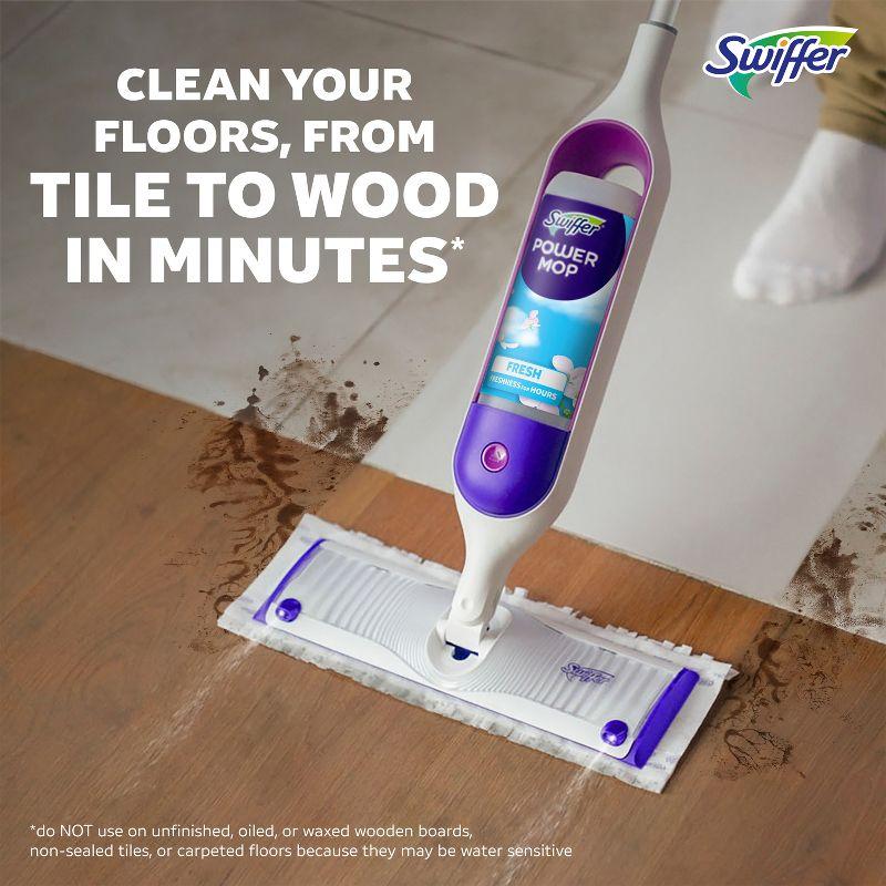 Swiffer Power Mop Multi-Surface Mop Kit for Floor Cleaning