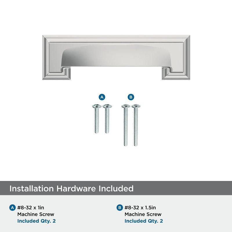 Appoint 3" Center To Center Cup/Bin Pull