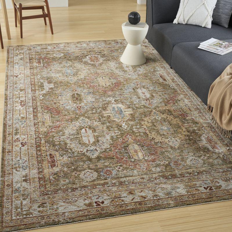 Nourison Petra Oramental Indoor Rug Green 7'10" x 10'4"