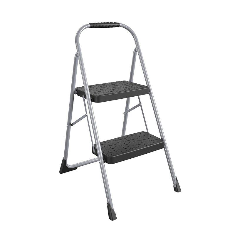 COSCO BIG 2-Step Folding Steel Step Stool with 20-Inch Tall Top Step