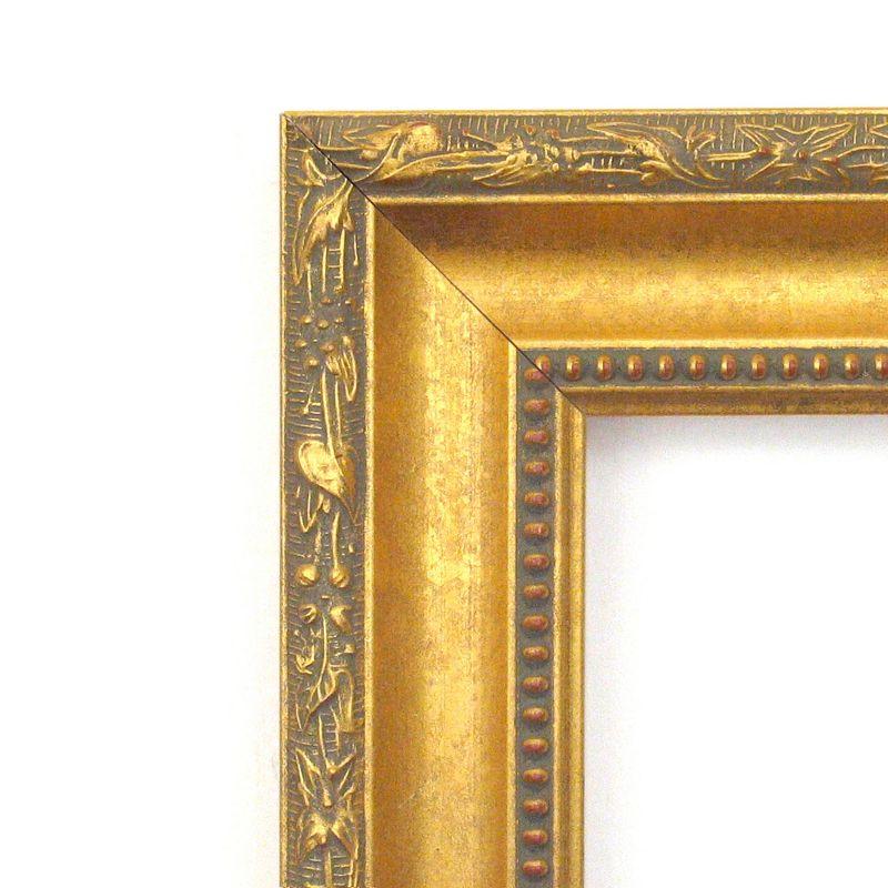 Colonial Embossed Gold 11x14 Pine Wood Wall Frame