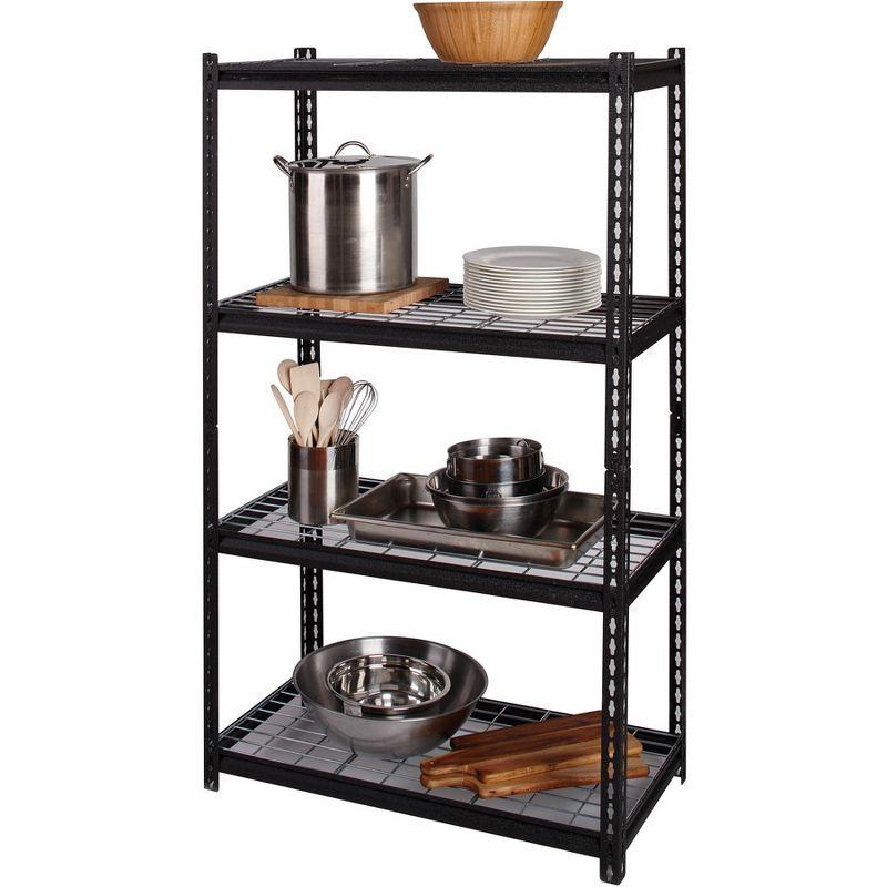 36'' W Steel Height -Adjustable Shelving Unit