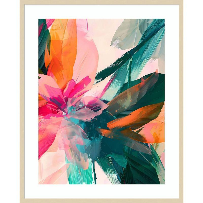 Amanti Art 33"x41" Jumble Jungle by Walker Noble Wood Framed Wall Art Print