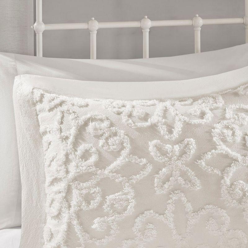 Kelly Clarkson Home Emberly Tufted 100% Cotton Sateen Coverlet Set in Farmhouse Style