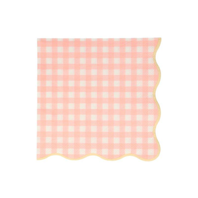 Meri Meri Gingham Large Napkins (Pack of 20)