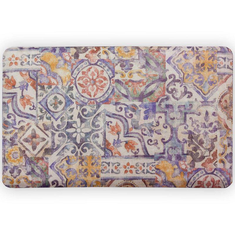 Bartolo Multicolor Floral Anti-Fatigue Comfort Floor Mat