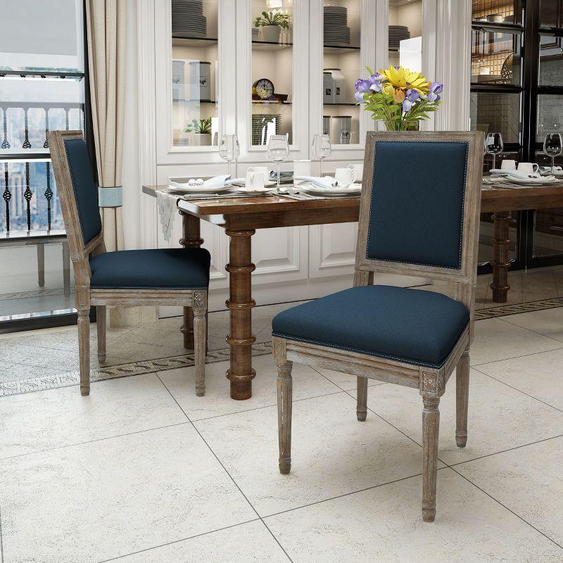 Ophelia & Co. Upholstered Dining Chairs Set of 2 | Wayfair