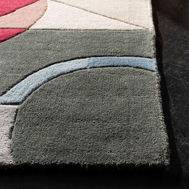 Rodeo Drive RD845 Hand Tufted Indoor Accent Rug - 2'3"x4' - Blue/Multi - Safavieh